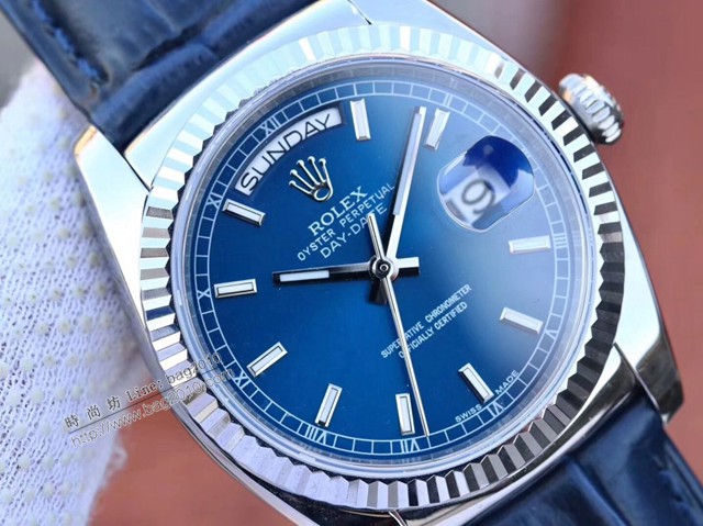 勞力士Day-Date系列手錶 Rolex最經典的系列男士皮帶腕表  gjs1851